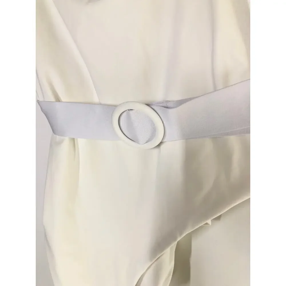 SKIMS Sculpting Swim Strapless One Piece Swimsuit Marble White NWT Size 4X